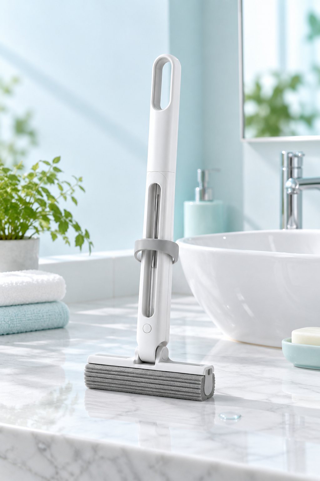NitiMop® - Mopa Mini Plegable Autoescurrible